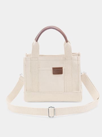 Lucky Bees Handtas crème - (B)23,5 x (H)20 cm