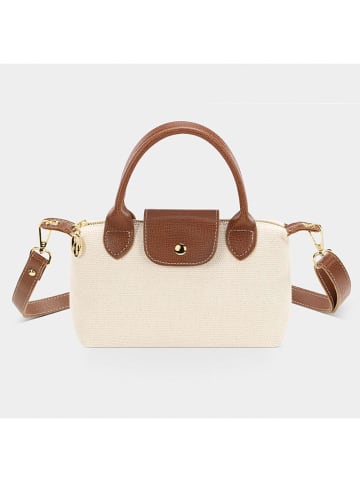 Lucky Bees Schultertasche  in Hellbraun/ Creme - (B)24 x (H)16 x (T)8 cm
