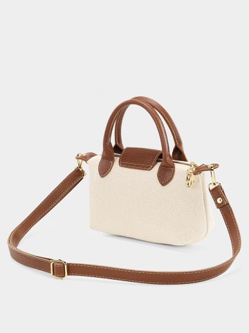 Lucky Bees Schultertasche  in Hellbraun/ Creme - (B)24 x (H)16 x (T)8 cm