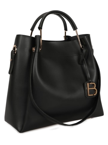 Lucky Bees Henkeltasche in Schwarz - (B)34 x (H)33 x (T)16 cm