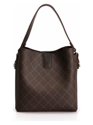 Lucky Bees Henkeltasche in Dunkelbraun - (B)25 x (H)20 x (T)13 cm