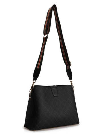 Lucky Bees Torebka w kolorze czarno-szarym - 33 x 20 x 12 cm