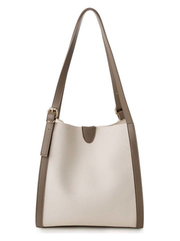Lucky Bees Schultertasche in Creme - (B)28 x (H)31 x (T)10 cm
