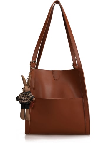 Lucky Bees Schoudertas bruin - (B)29 x (H)30 x (D)12 cm