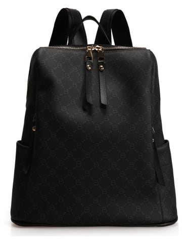 Lucky Bees Rugzak zwart/grijs - (B)30 x (H)35 x (D)13 cm