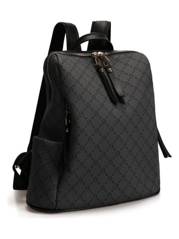 Lucky Bees Rugzak zwart/grijs - (B)30 x (H)35 x (D)13 cm