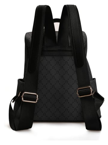 Lucky Bees Rugzak zwart/grijs - (B)30 x (H)35 x (D)13 cm