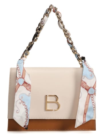 Lucky Bees Henkeltasche in Beige/ Hellbraun - (B)23 x (H)16 x (T)9 cm