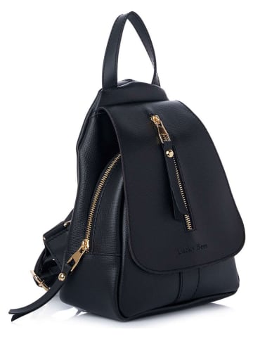 Lucky Bees Rucksack  in Schwarz - (B)23 x (H)33 x (T)8 cm