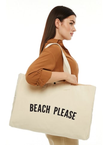 MORI Shopper bag w kolorze kremowym - 50 x 36 x 12 cm