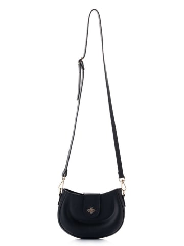 Lucky Bees Schoudertas zwart - (B)21 x (H)15 x (D)8 cm