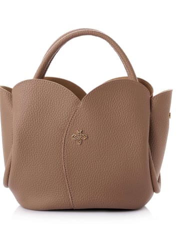 Lucky Bees Henkeltasche in Beige - (B)29 x (H)21 x (T)15 cm