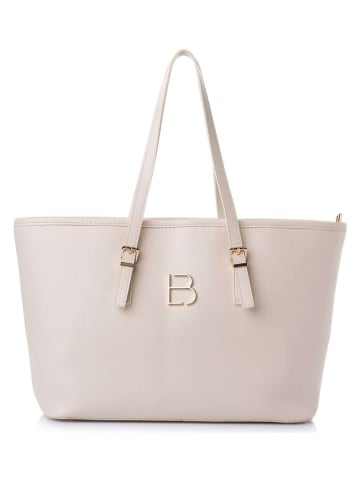 Lucky Bees Shopper bag "Aria" w kolorze kremowym - 42 x 25 x 15 cm