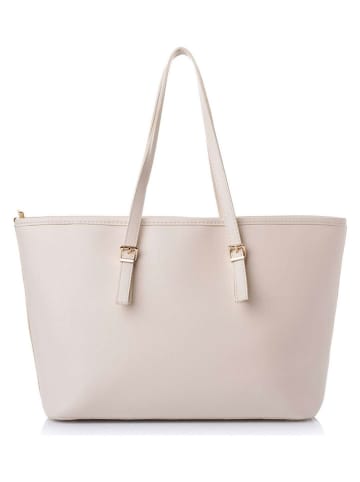 Lucky Bees Shopper "Aria" in Creme - (B)42 x (H)25 x (T)15 cm