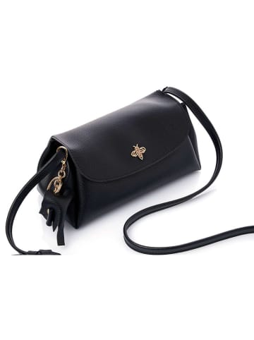 Lucky Bees Umhängetasche "Ava" in Schwarz - (B)22 x (H)12 x (T)11 cm