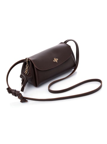 Lucky Bees Umhängetasche ''Ava'' in Braun - (B)22 x (H)12 x (T)11 cm