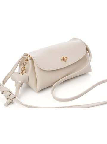 Lucky Bees Umhängetasche "Ava" in Creme - (B)22 x (H)12 x (T)11 cm