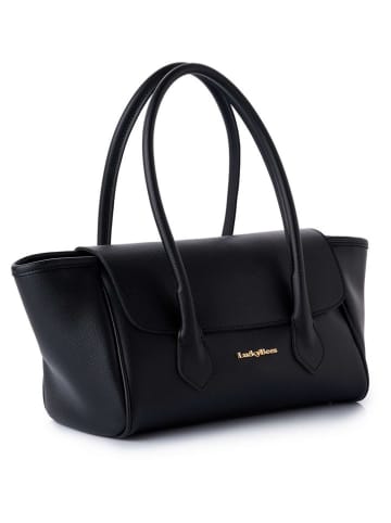 Lucky Bees Schultertasche ''Camille'' in Schwarz - (B)45 x (H)16 x (T)16 cm
