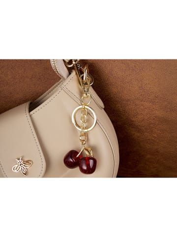 Lucky Bees Zawieszka w kolorze złoto-czerwonym