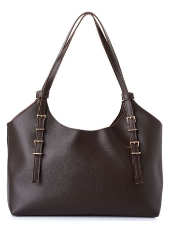 Vince Camuto Schultertasche "Cremona" in Braun - (B)38 x (H)24 x (T)15 cm