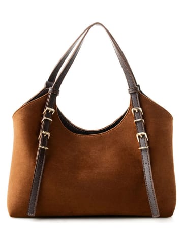 Vince Camuto Torebka "Cremona" w kolorze jasnobrązowym - 38 x 24 x 15 cm