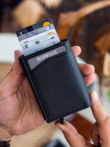 MORI Geldbörse in Schwarz - (B)7 x (H)9 x (T)2,5 cm