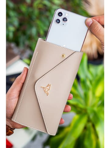 MORI Portemonnee beige  - (B)20 x (H)10 x (D)3 cm