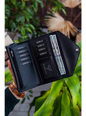 MORI Geldbörse in Schwarz - (B)20 x (H)10 x (T)3 cm