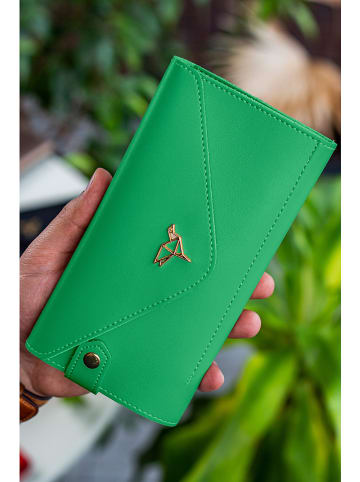 MORI Geldbörse in Grün - (B)20 x (H)10 x (T)3 cm