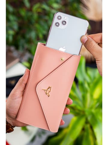 MORI Portemonnee lichtroze - (B)20 x (H)10 x (D)3 cm