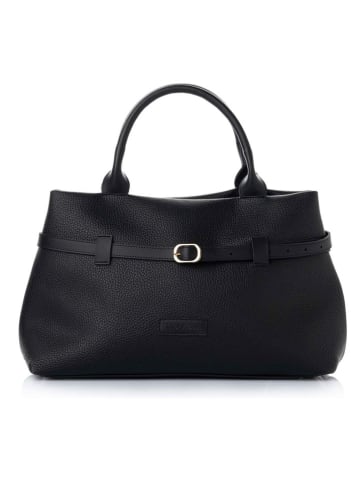 Lucky Bees Shopper "Grace" in Schwarz - (B)40 x (H)27 x (T)16 cm