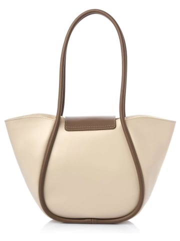 Lucky Bees Schoudertas ''Greta'' crème - (B)35 x (H)23 x (D)11 cm