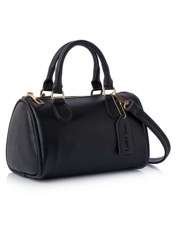 Lucky Bees Henkeltasche ''Joan'' in Schwarz - (B)21 x (H)13 x (T)13 cm