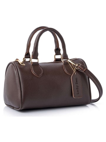 Lucky Bees Henkeltasche ''Joan'' in Braun - (B)21 x (H)13 x (T)13 cm