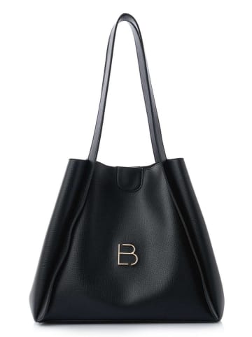 Lucky Bees Schultertasche ''Loretta'' in Schwarz - (B)34 x (H)30 x (T)15 cm