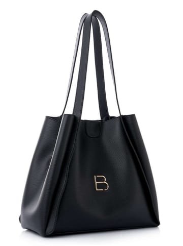 Lucky Bees Torebka "Loretta" w kolorze czarnym - 34 x 30 x 15 cm