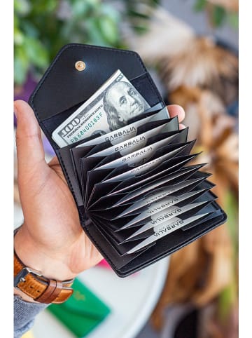 MORI Etui w kolorze czarnym na karty - 10 x 7 x 2 cm