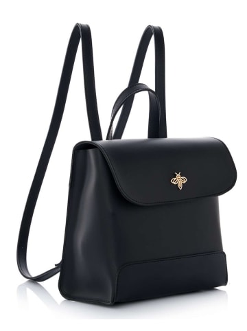 Lucky Bees Rucksack ''Marilyn'' in Schwarz - (B)21 x (H)21 x (T)11 cm