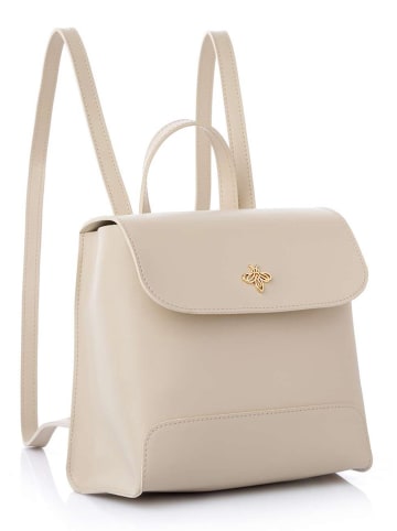 Lucky Bees Rucksack ''Marilyn'' in Creme - (B)21 x (H)21 x (T)11 cm