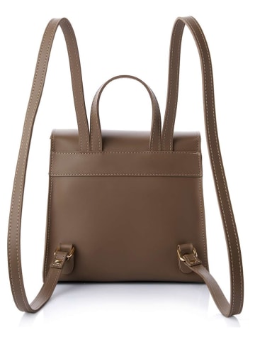 Lucky Bees Rugzak ''Marilyn'' taupe - (B)21 x (H)21 x (D)11 cm