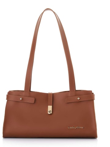 Lucky Bees Schultertasche in Hellbraun - (B)30 x (H)15 x (T)11 cm