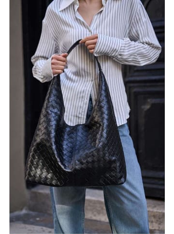 Lucky Bees Schultertasche in Schwarz - (B)30 x (H)32 x (T)25 cm