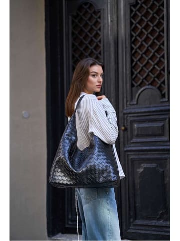 Lucky Bees Schultertasche in Schwarz - (B)30 x (H)32 x (T)25 cm