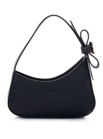 Lucky Bees Schultertasche ''Monroe'' in Schwarz - (B)26 x (H)18 x (T)7 cm
