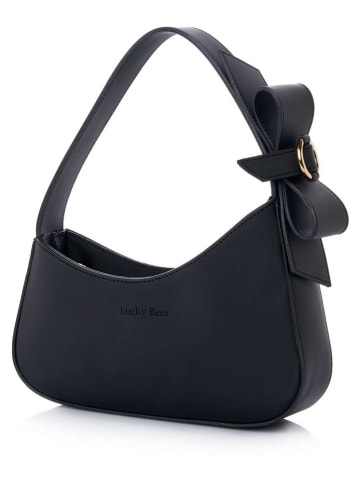 Lucky Bees Schultertasche ''Monroe'' in Schwarz - (B)26 x (H)18 x (T)7 cm