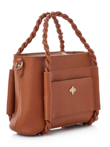 Lucky Bees Handtas lichtbruin - (B)27 x (H)19 x (D)13 cm