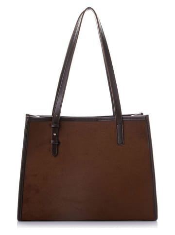 Vince Camuto Schultertasche in Hellbraun - (B)36 x (H)27 x (T)12 cm