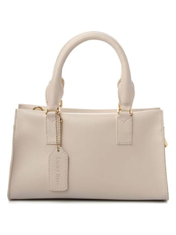 Lucky Bees Henkeltasche "Vivien" in Beige - (B)26 x (H)15 x (T)11 cm