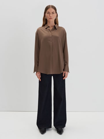Someday Bluse in Braun