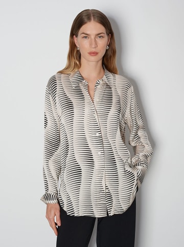 Someday Bluse in Sand/ Schwarz